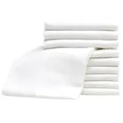 Bocioland, pieluszki tetrowe, białe, 40-80 cm, 10 szt.