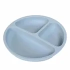 Bocioland, silikonowy talerzyk, niebieski
