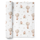 Bocioland, Wiewiórki, pieluszka bambusowa, 110-110 cm