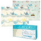 Bocioland, Wodne miasto, składana mata piankowa, szara, 150-180 cm