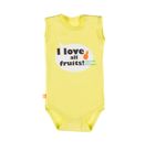 Body chłopięce bez rękawów, żółte, Eevi