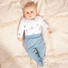 Body chłopięce z długim rękawem, białe, Nicol