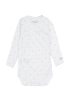 Body dziewczęce z długim rękawem, białe, Bellybutton