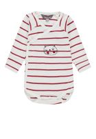 Body dziewczęce z długim rękawem, białe, Kanz