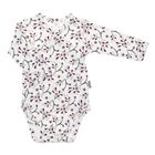 Body dziewczęce z długim rękawem, ecru, Nicol