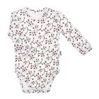 Body dziewczęce z długim rękawem, ecru, Nicol