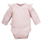 Body dziewczęce z długim rękawem, różowe, Eevi