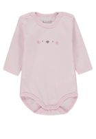 Body dziewczęce z długim rękawem, różowe, Kanz