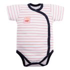 Body dziewczęce z krótkim rękawem, białe, Eevi