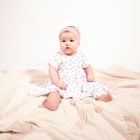 Body sukienka z krótkim rękawem, białe, Nicol