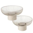 Boltze Home, Cindy, patery metalowe na owoce, 30-39 cm, 2 szt.