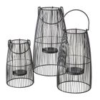 Boltze Home, Cinta, zestaw metalowych lampionów, 25 - 40 cm