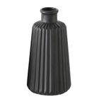 Boltze Home, dekoracyjny wazon ceramiczny w prążki, Esko