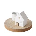 Boltze Home, Domicil, świecznik z domkiem na podstawce, 6,5 cm