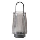 Boltze Home, Iver, szklany świecznik z uchwytem, 25,5 cm