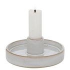 Boltze Home, Marima, okrągły świecznik porcelanowy, 4 cm