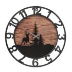 Boltze Home, zegar ścienny z zimowym motywem, Ludwig, średnica 45 cm