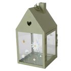 Boltze, lampion, metalowy domek, Honey, 27 cm