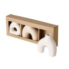 Boltze, zestaw ozdobnych wazoników, Metty, wys. 10 cm, 3 szt.