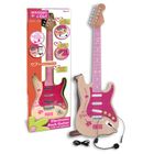 Bontempi, elektroniczna gitara rockowa z mikrofonem, girl