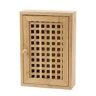 Boximo, Kizu, wisząca szafka na klucze, bambusowa, 19-27-6 cm