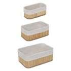 Boximo, Vinno, zestaw bambusowych koszyków do przechowywania