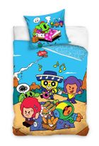 Brawl Stars, 2-częściowy komplet pościeli, 140-200 cm