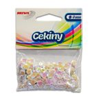 Brewis, cekiny holograficzne, białe, 6 mm