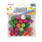 Brewis, koraliki drewniane, 16 mm, 22 szt.