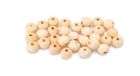 Brewis, koraliki drewniane, naturalne, 11-12 mm, 30 szt.