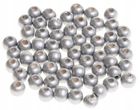Brewis, koraliki drewniane, srebrne, 10 mm, 60 szt.