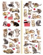 Brewis, naklejki 3D, koty, 1 zestaw