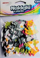 Brewis, naklejki z pianki, Koty