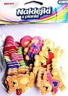 Brewis, naklejki z pianki, Misie z sercem