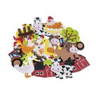 Brewis, naklejki z pianki, wieś, 36 szt.