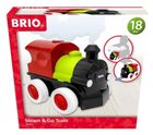 Brio World, Steam & Go Train, drewniana lokomotywa z parą