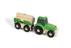 Brio World, Traktor z przyczepą i drewnem, zabawka drewniana