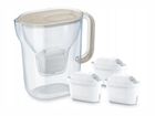 Brita, Essential XL, dzbanek filtrujący, 3 wkłady, piaskowy