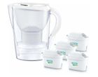 Brita, Marella, dzbanek filtrujący, 4 wkłady Maxtra Pro PP, biały, 2,4l