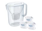 Brita, Style Essential, dzbanek filtrujący, 3 wkłady MaxtraPro PP, biały