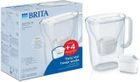 Brita, Style Essential, dzbanek filtrujący, biały + Maxtra Pro Pure Performance, wkład, 4 szt.