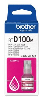 Brother, tusz do drukarki, czerwony, BTD100M=BT-D100M