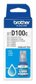 Brother, tusz do drukarki, niebieski, BTD100C=BT-D100C