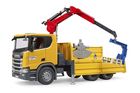 Bruder, Scania Super 560R, Ciężarówka z dźwigiem i paletami, model pojazdu