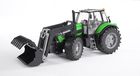 Bruder, Traktor Deutz Agrotron X720 z ładowarką czołową
