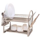 Brunbeste, suszarka do naczyń z ociekaczem i tacą, dwupoziomowa, 4029