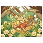 Brushme, Kids, malowanie po numerach, zajączki na pikniku, 30-40 cm