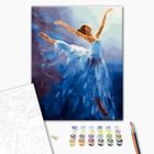 Brushme, malowanie po numerach, baletnica w powietrzu, 40-50 cm