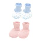 Buciki niechodki dziewczęce, mix, zestaw, 2 szt., Nicol