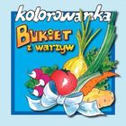 Bukiet z warzyw. Kolorowanka